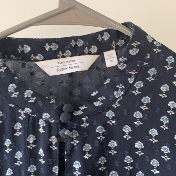 & Other Stories Floral Chiffon Mini Dress 4 - Picture 11 of 14